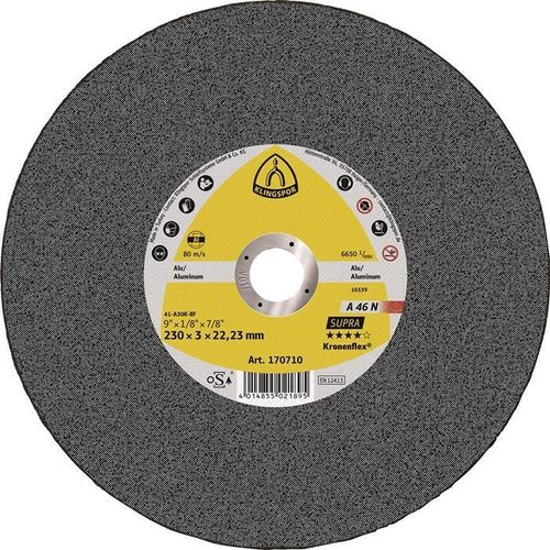 Klingspor A 46 N Trennscheiben, 180 x 3 x 22,23 mm gerade 25 Stk