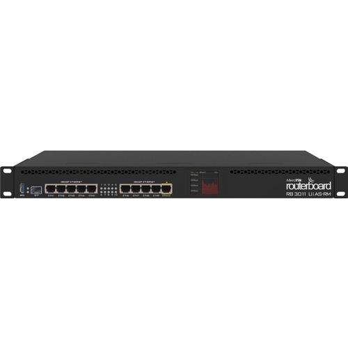 MikroTik RouterBOARD RB3011UiAS-RM - Router - GigE