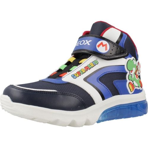 GEOX Klett CIBERDRON, High-Tech, Blau, Kinder