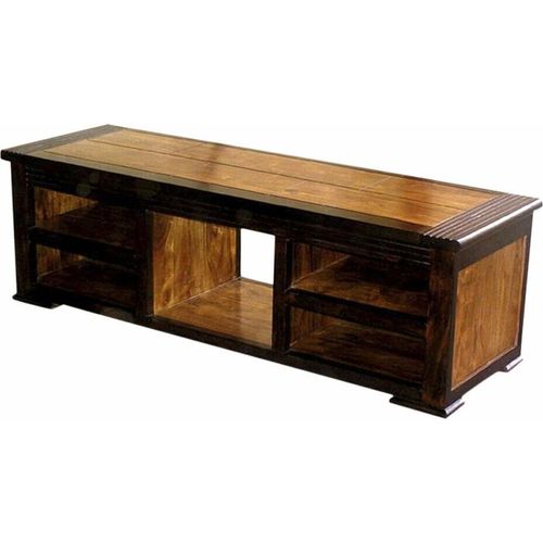 TV-Möbel DKD Home Decor 140 x 45 x 45 cm Dunkelbraun Akazienholz