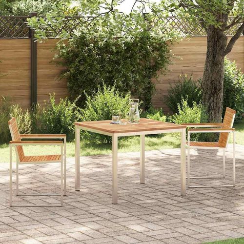 Garten Essgruppe 3 pcs Massivholz Teak