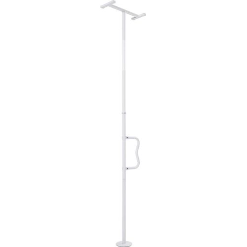 Sicherheitsstange Haltegriff Boden Decke 136kg Deckenhöhe 305cm Weiß