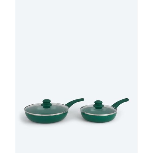Pfanne + Glasdeckel, 2tlg.