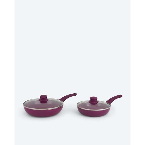 Pfanne + Glasdeckel, 2tlg.