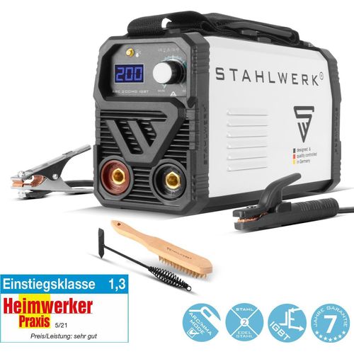 STAHLWERK Schweißgerät ARC 200 MD IGBT MMA E Hand Inverter Single-Board 200 A