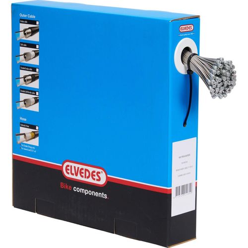 Set von 100 Bremszügen 7x7 Edelstahldraht ø1,5mm V-Kopf ø5,5x10 Elvedes