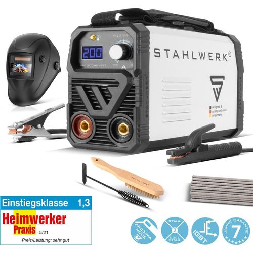 STAHLWERK Schweißgerät ARC 200 MD - DC Vollausstattung