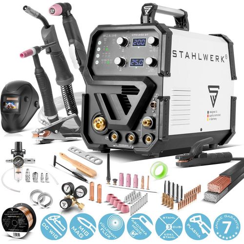 STAHLWERK 4 in 1 Kombi-Schweißgerät CTM-250 ST Vollausstattung