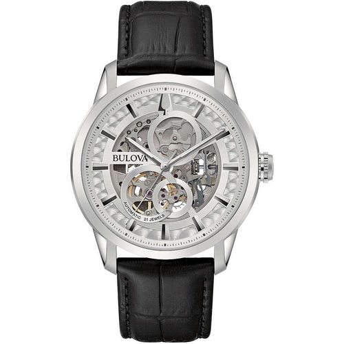 Chronograph Bulova Schwarz Kollektion Sutton Automatic - mann