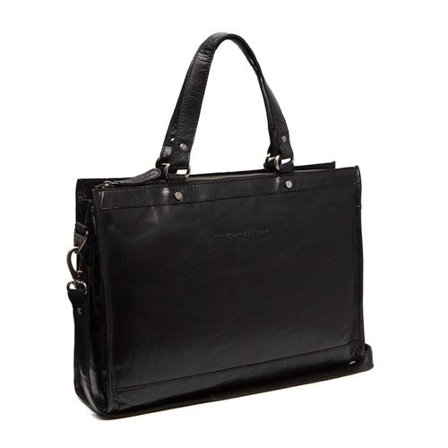 The Chesterfield Brand Laptoptasche Schultertasche mit Laptopfach Stockholm Shopper Black schwarz
