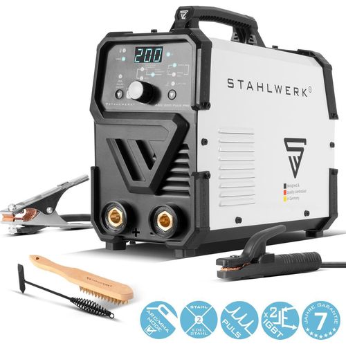 STAHLWERK Schweißgerät ARC 200 Puls Pro MMA E Hand Lift TIG Pulsfunktion 200 A
