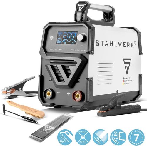 STAHLWERK Schweißgerät ARC 200 ST Digital MMA Elektroden E Hand Inverter 200 A