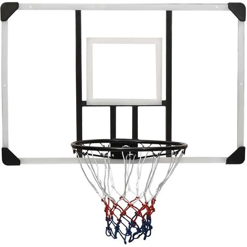 vidaXL Basketballkorb Transparent 106x69x3 cm Polycarbonat