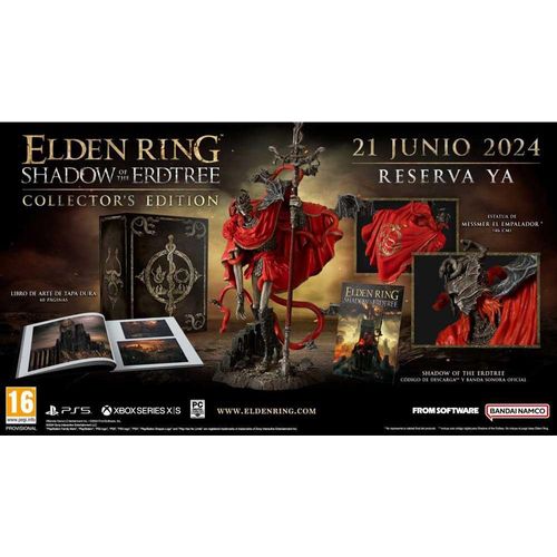 Playstation Games Ps5 Elden Ring: Shadow Of The Erdtree Collector´s Edition Rot PAL Rot PAL