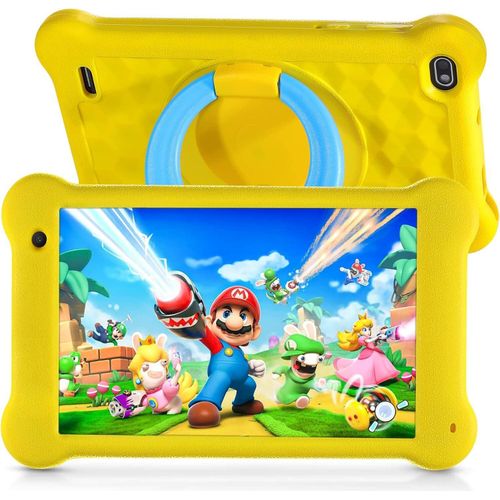 Tablet, 2 GB RAM + 32 GB ROM Kinder-Tablet, Quad Core, Kindersicherung, 7 Zoll Augenschutz IPS FHD Display Kleinkind Android 11 Tablets