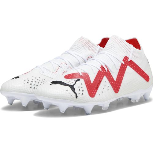 Puma Future Pro MxSG Fussballschuhe puma white-puma black-fire orchid 44