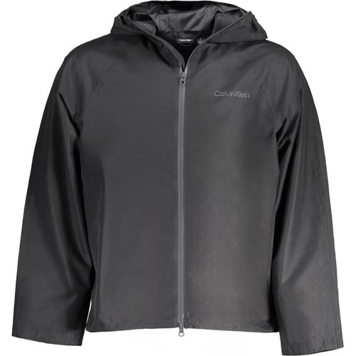 Sportjacke mit Kapuze und Taschen Calvin Klein Logo : Größe - 2XL Größe: 2XL