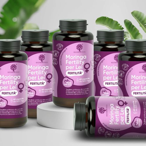 Nahrungsergänzung für die weibliche Fruchtbarkeit | Moringa, Coenzym Q10, Resveratrol | Hormonelles Gleichgewicht und Empfängnis | 100% Natürlich – 6 Fläschchen