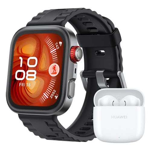 HUAWEI Watch FIT 4 Pro Bundle, Smartwatch, 10 Tage Akkulaufzeit, IOS und Android