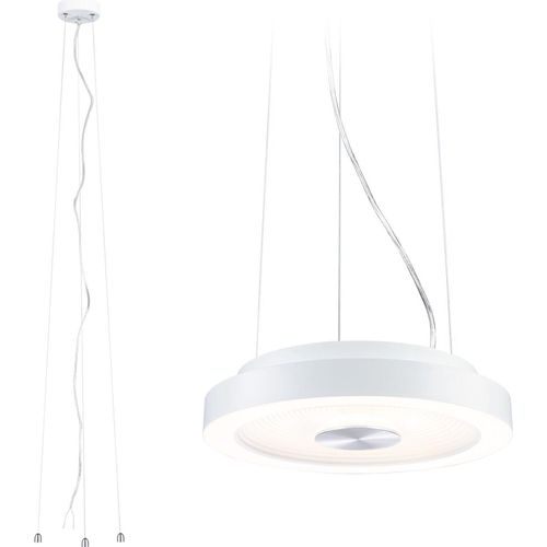 LED Deckenleuchte Volea 3000K 500lm / 2400lm 230V 4W / 18,5W dimmbar Weiß, Silber