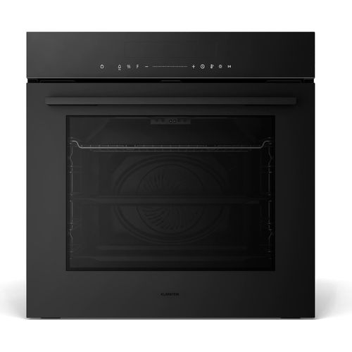 Klarstein Velaire Einbaubackofen 60 cm - 74L, 13 Funktionen, Energieeffizienz A+, Touch-Bedienung, Timer, Backofen Einbaugerät, Leicht zu Reinigen, Schwarz