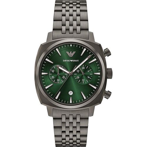 Chronograph Armani Exchange Metallgrau Kollektion - mann