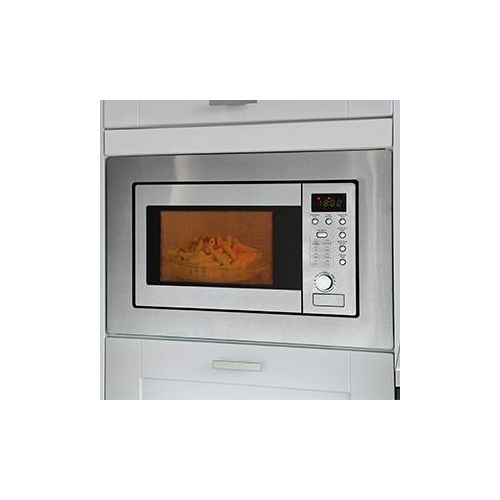 Bomann 2in1 Einbau-Mikrowelle mit Grill | 20 L Garraum | 8 Automatikprogramme | Auftaufunktion | inkl. Grillrost und Drehteller | 800 W | MWG 2215 EB