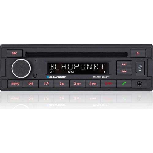 Blaupunkt Milano 200 DAB, 1-DIN Autoradio mit Bluetooth, CD Laufwerk, Equalizer und Freisprechfunktion