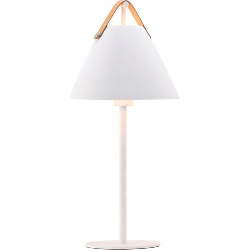 Strap Tischlampe Ø 25 cm Weiß