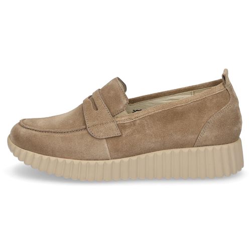 Waldläufer Damen Slipper taupe 4,5