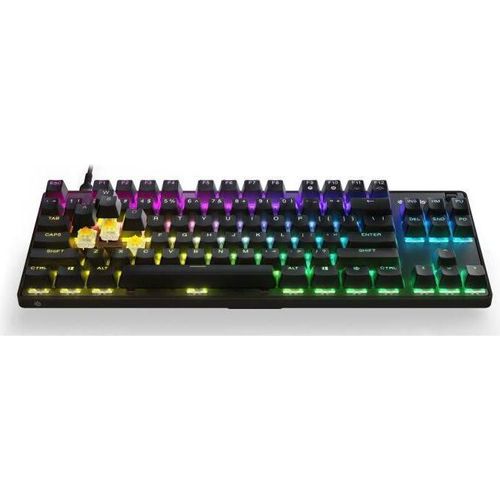Gaming-Tastatur - AZERTY - STEELSERIES - Apex 9 TKL FR - Ohne Ziffernblock - Hintergrundbeleuchtung - Schwarz