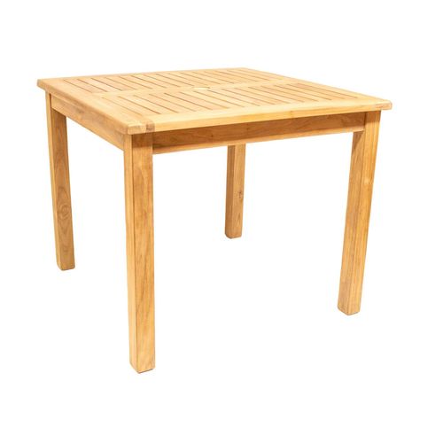 Gartentisch aus Teak mit 6x6 cm Tischbeinen
