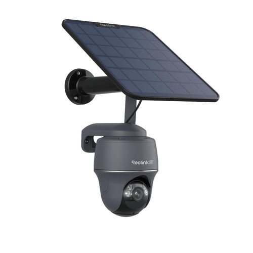 Reolink Go PT Ultra+Solarpanel 2, 4K 8MP 4G LTE Akku Überwachungskamera Außen, Intelligente Erkennung, 355° Pan &140° Tilt, mit 32GB microSD, Grau