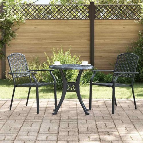 Stuhl 2 pcs Anthrazit 56 x 65 x 89cm Stahl