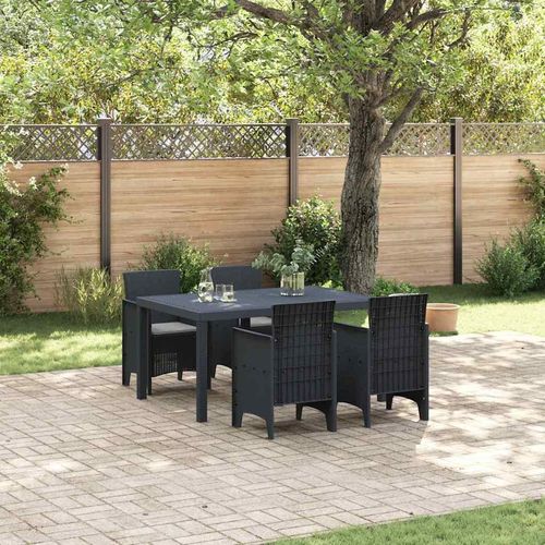 Garten Essset 5 pcs Anthrazit 150 x 100 x 73 cm