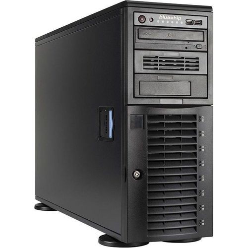 bluechip SERVERline T30328a Silent/Quiet-Server, Tower, Intel® Xeon® E-2324G Prozessor / bis zu 4.60 GHz, 32 GB DDR4, 2 x 960 GB SSD, 2 x Gigabit Ethernet, TPM-Modul