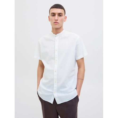 Jack & Jones Kurzarmhemd »JJESUMMER BAND SHIRT SS SN«, mit Bandkragen