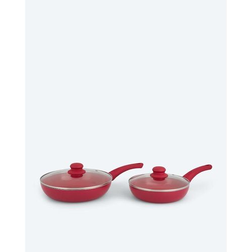 Pfanne + Glasdeckel, 2tlg.