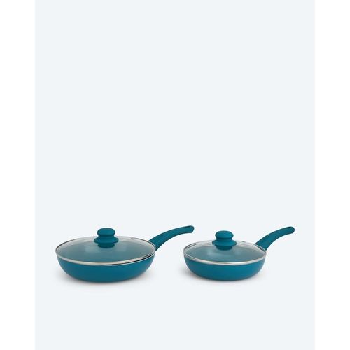 Pfanne + Glasdeckel, 2tlg.
