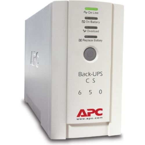 APC Back-UPS CS - BK650EI - Unterbrechungsfreie Stromversorg 650VA (4 Ausgänge IEC, Überspannungsschutz)