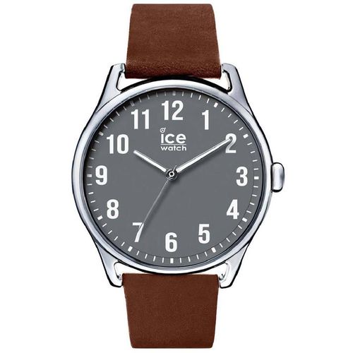 Ice-Watch - ICE time Caramel Anthracite - Men's wristwatch with leather strap - 013049 (Large)