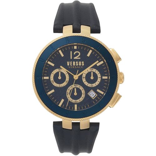 Versus by Versace Herren Uhr Armbanduhr Logo Gent VSP762218 Silikon