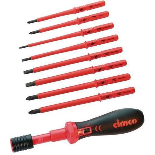 Cimco VDE Drehmoment-Schraubendreher-Set 9teilig (114806)