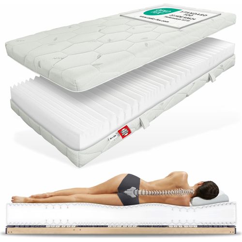 Matratze 100x200cm H4 Medisan Pro Kaltschaum 7 Zonen