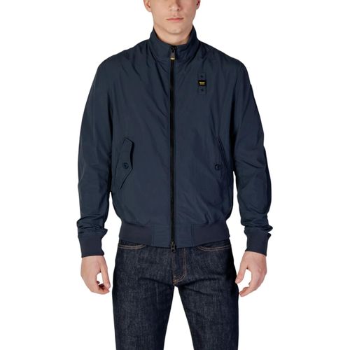 Blauer Herrenjacke 483242 Blau Polyamid : Größe - L Größe: L