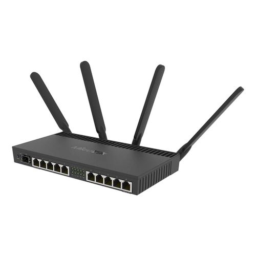 Router MikroTik RB4011 2.4GHz/5GHz PoE Black (RB4011iGS+5HacQ2HnD-IN)