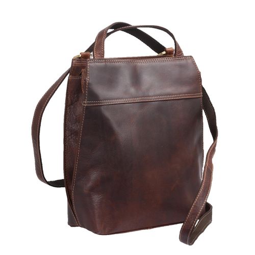 Wortmann hübsche Kombi-Ledertasche, Rucksack braun