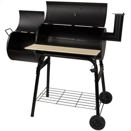 Aktive Holzkohlegrill 106x61x106 Cm Schwarz Schwarz One Size