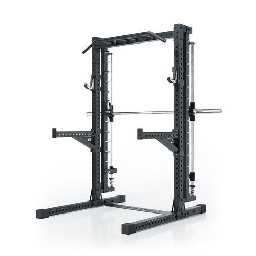 ATLETICA R7 Saber | Squat Rack mit Multipresse | 203 cm Höhe | Mit integrierter Smith Station/ Multipresse