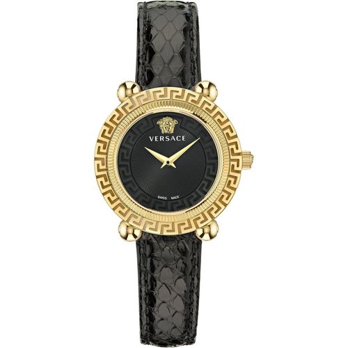 Versace Quarzuhr Greca Twist VE6I00323 - Damenuhr, Goldfarben, 35mm